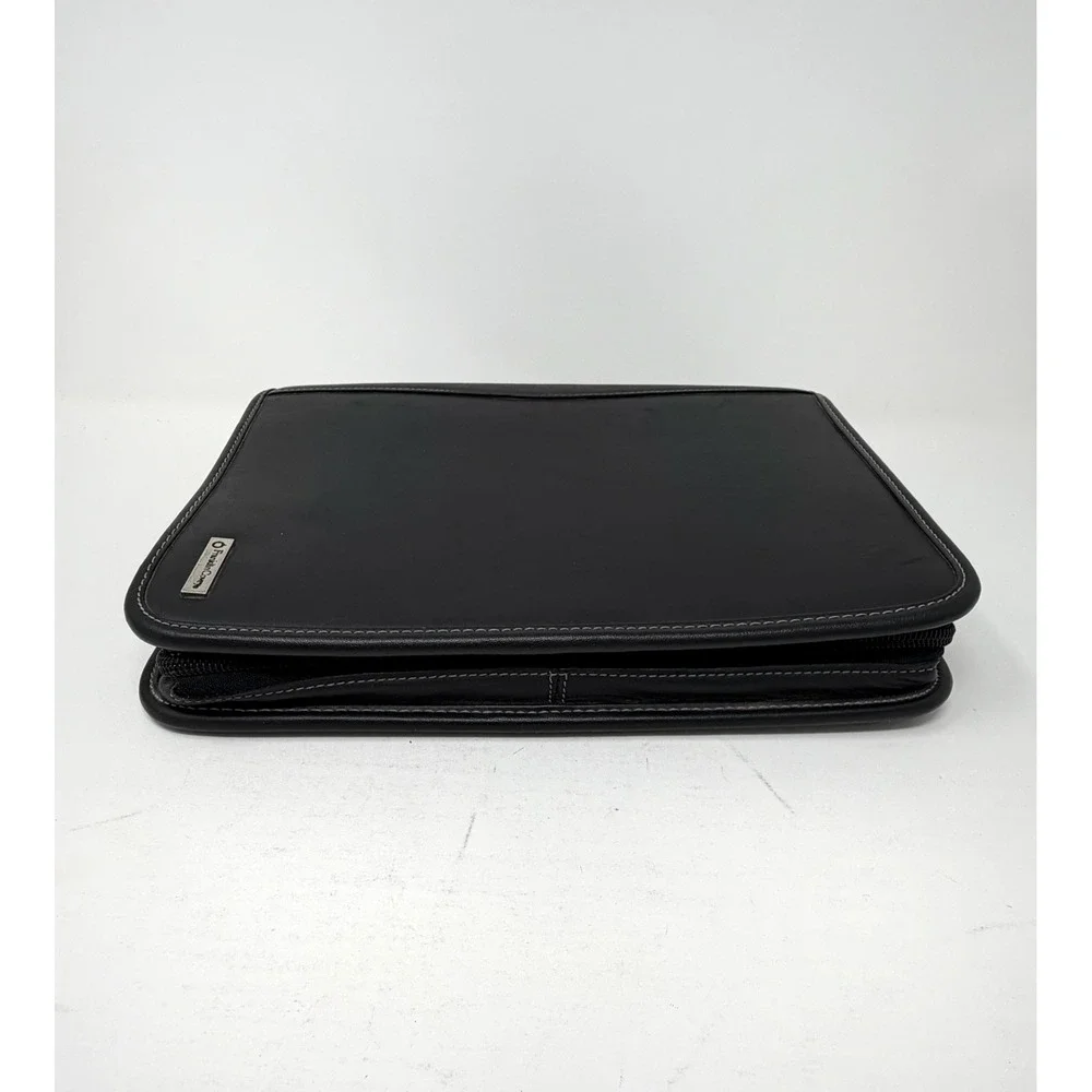 Franklin Covey Black Zip Around Planner Binder Organizer 1.5